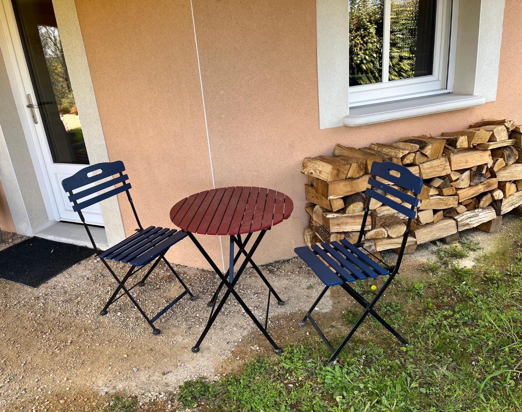 Ferienwohnung Comme Dans Un Ecrin - T2 De 50 M² Avec Jardin, Terrasse Et Piscine Vernaison Exterior foto